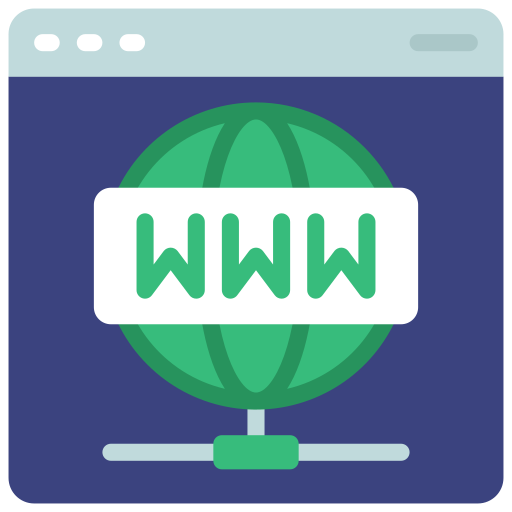 alojamiento web icono gratis