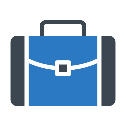 Suitcase Generic Blue icon