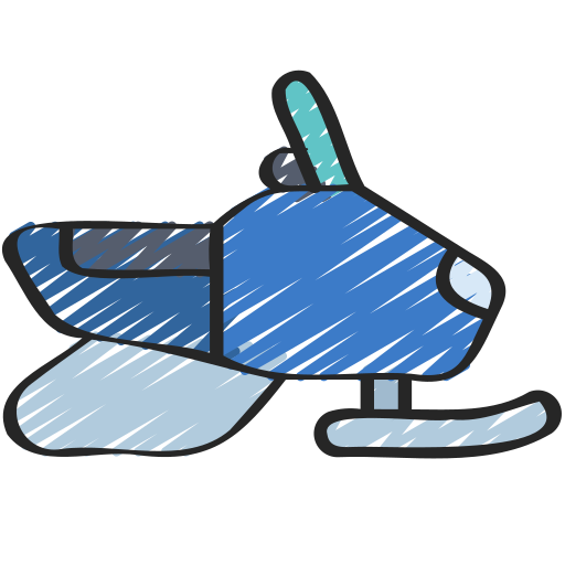 motonieve icono gratis