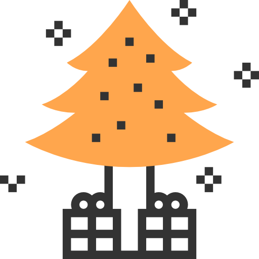 árbol de navidad icono gratis