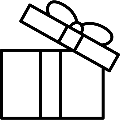 Gift free icon