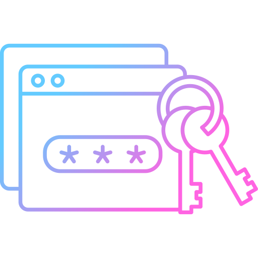 administrador de contraseñas icono gratis