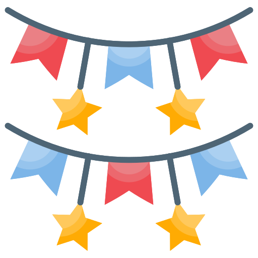 guirnalda icono gratis