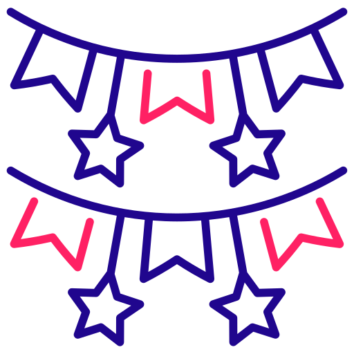 guirnalda icono gratis