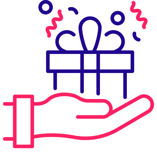 caja de regalo icono gratis