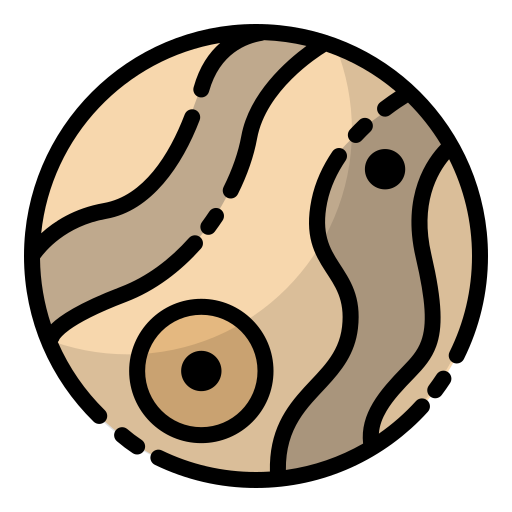 Jupiter Generic Outline Color icon