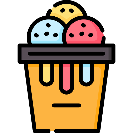 Ice cream Special Lineal color icon