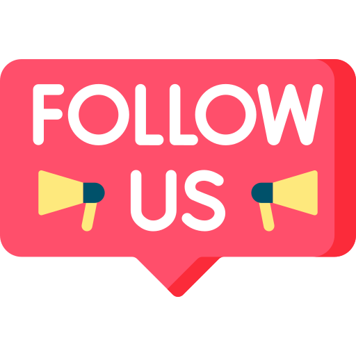 Follow us - free icon