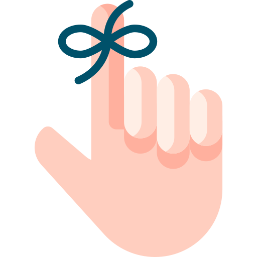 reminder finger icon