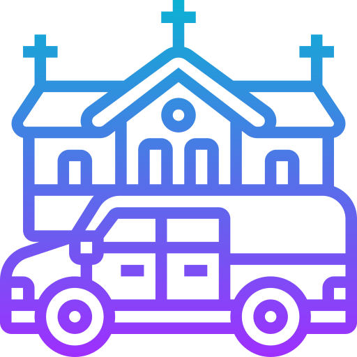 coche fúnebre icono gratis