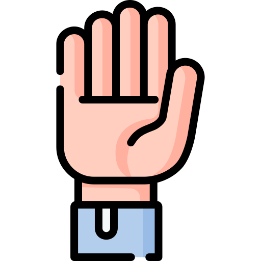 Manos arriba - Iconos gratis de manos y gestos