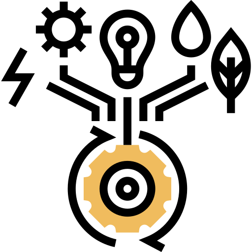 energía renovable icono gratis