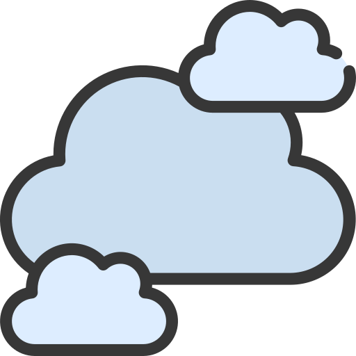 Cloud Juicy Fish Outline icon