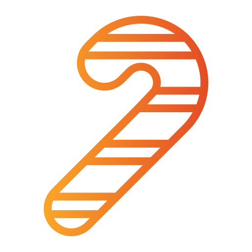 bastón de caramelo icono gratis