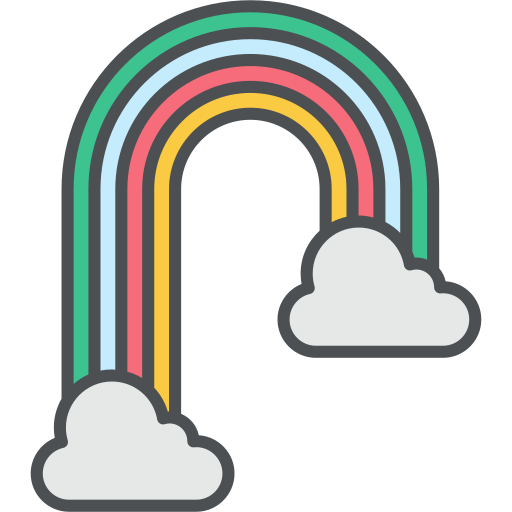 Радуга бесплатно иконка