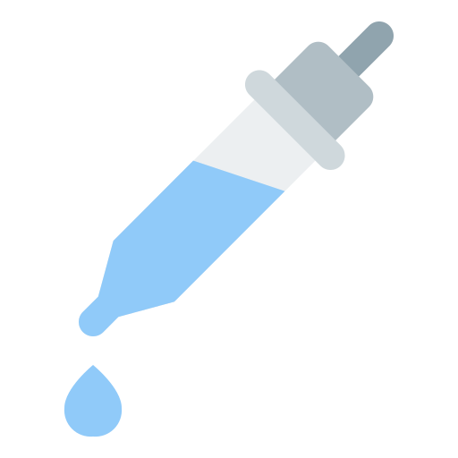 Eyedropper Generic Blue icon