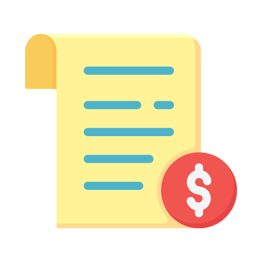 Invoice Generic Flat icon