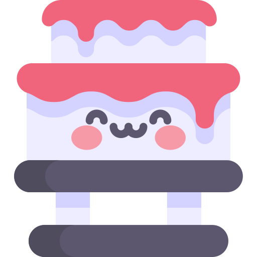 Cake Kawaii Flat Icon