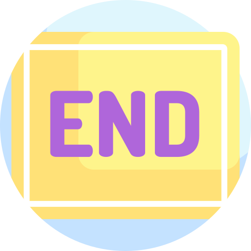 End Detailed Flat Circular Flat icon