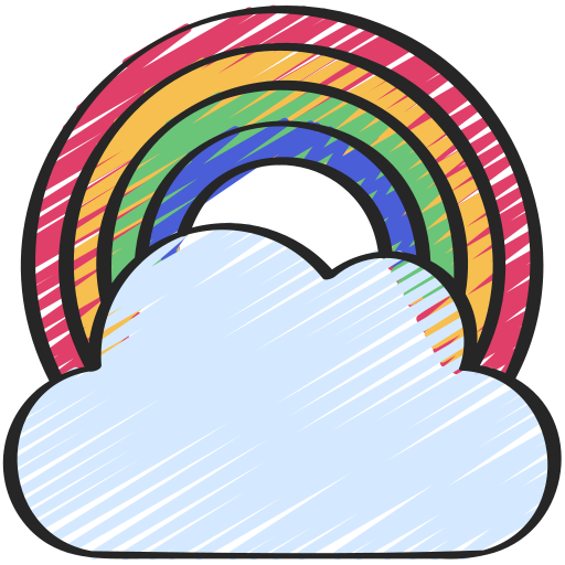 arcoíris icono gratis