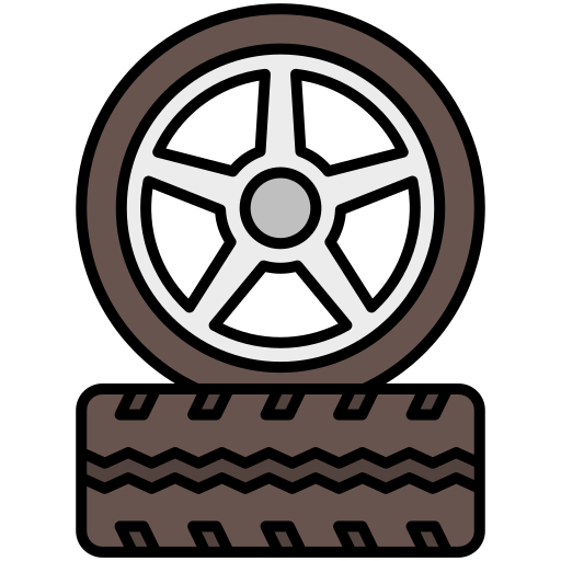 Tire Generic Outline Color icon