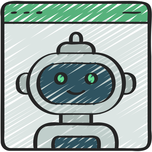 asistente de robot icono gratis