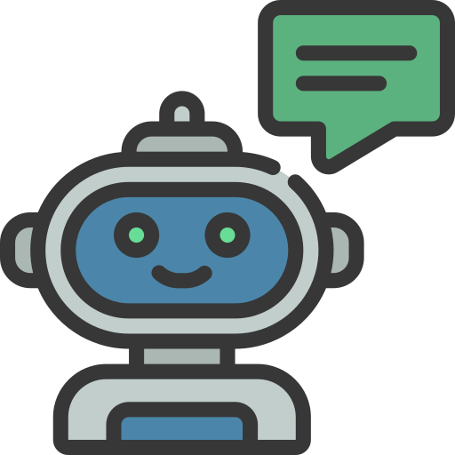 asistente de robot icono gratis