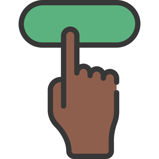 Press button free icon Press button free icon
