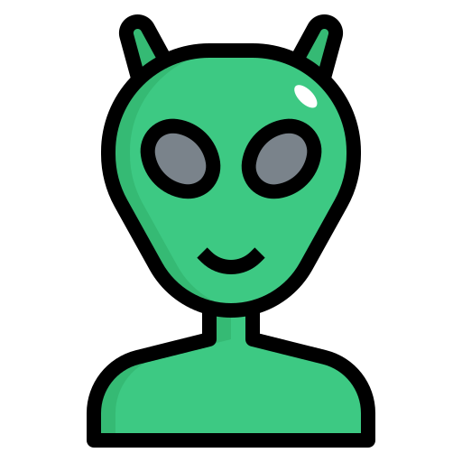 Alien Generic Outline Color icon