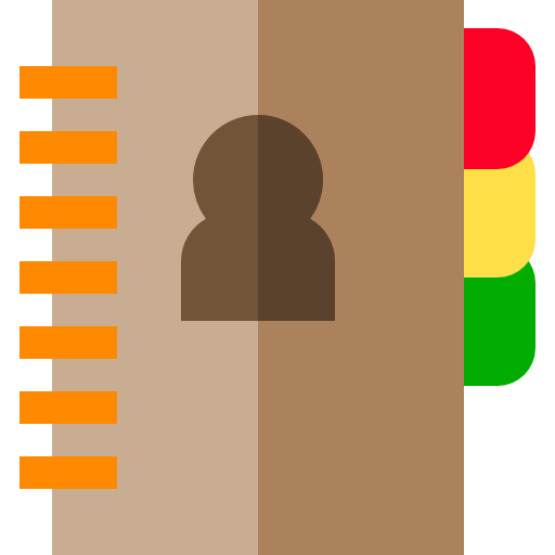 directorio telefónico icono gratis