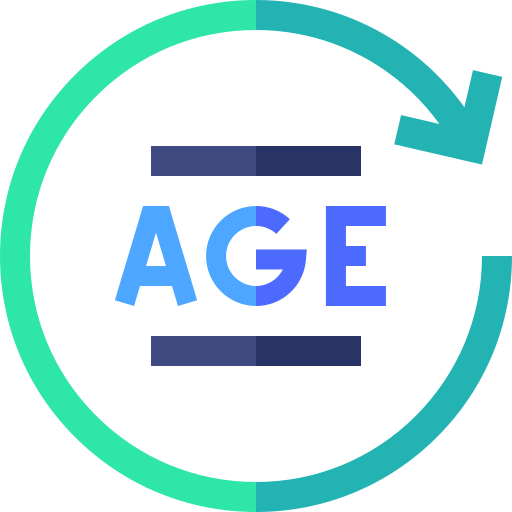 Age Basic Straight Flat icon