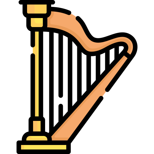 Harp Special Lineal color icon