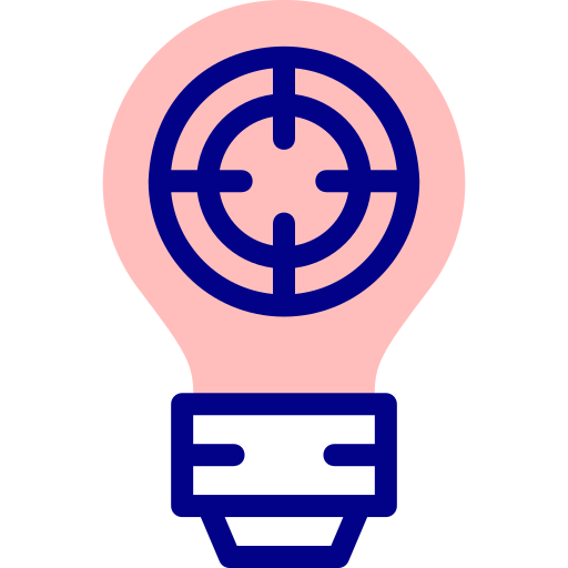 Light bulb Detailed Mixed Lineal color icon