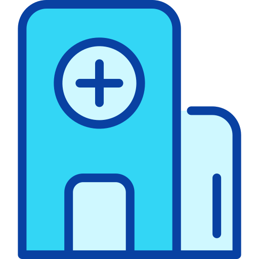 edificio del hospital icono gratis