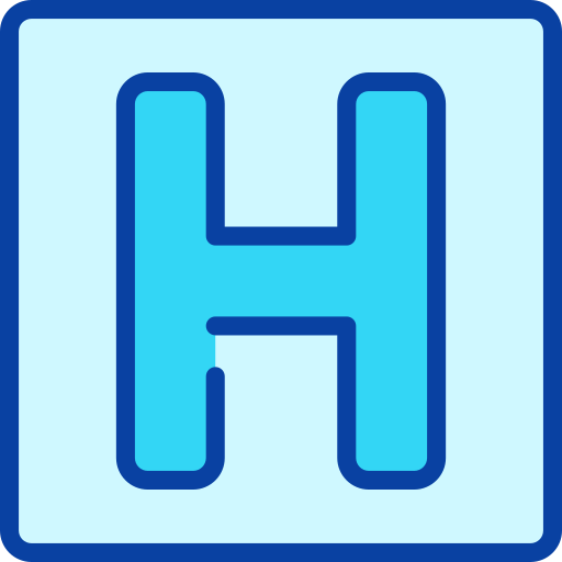 Hospital Generic Blue icon