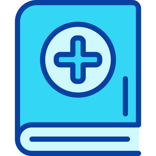 livro médico grátis ícone livro médico grátis ícone