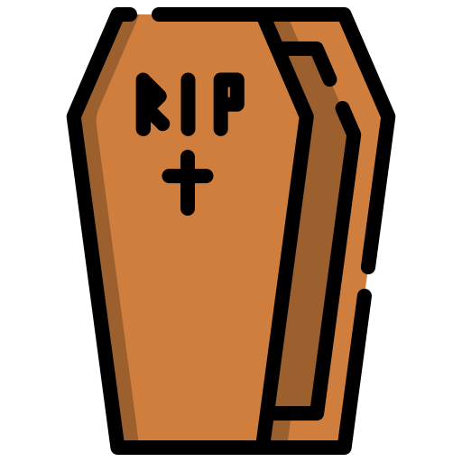 Coffin Generic Outline Color icon