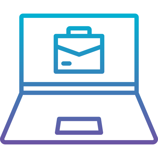 maletín icono gratis