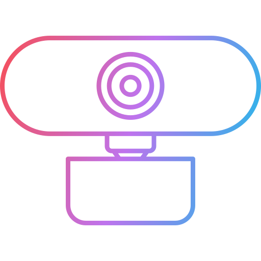 cámara web icono gratis