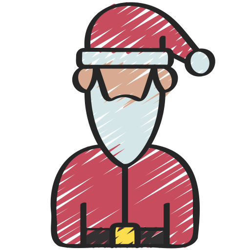 papá noel icono gratis