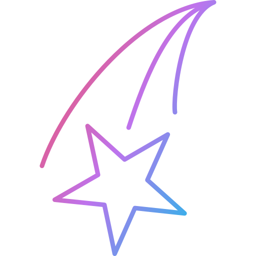 estrella fugaz icono gratis