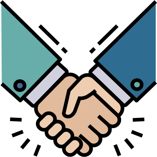 Shake hand Generic Outline Color icon