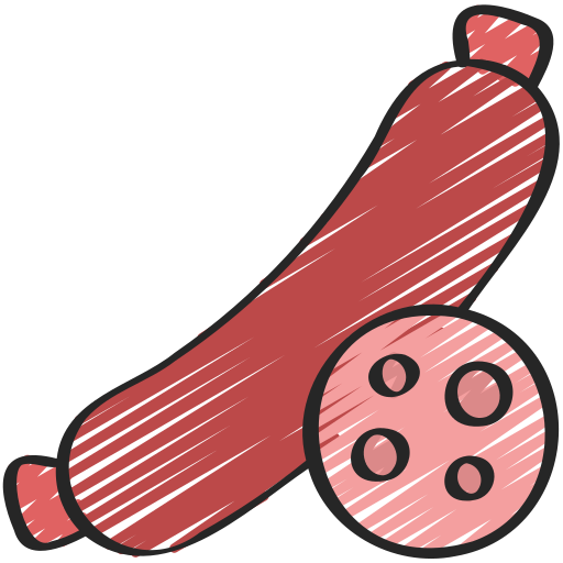 Salami Juicy Fish Sketchy Icon