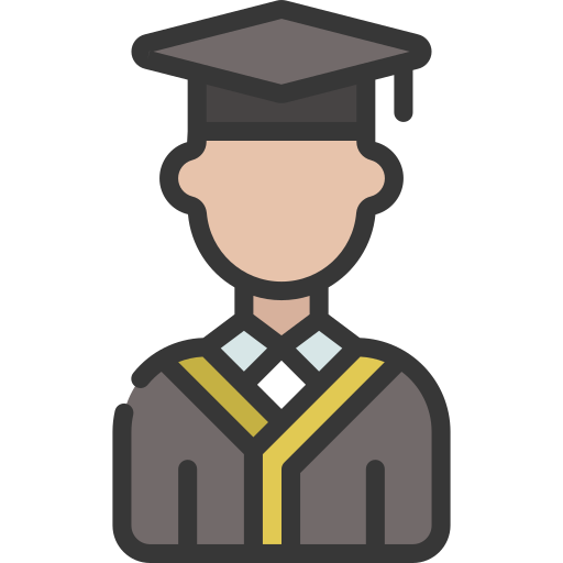 graduación icono gratis