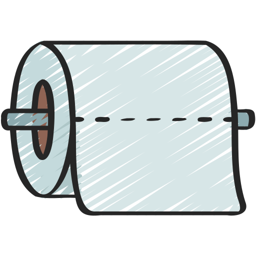 papel de baño icono gratis