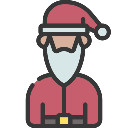 papá noel icono gratis