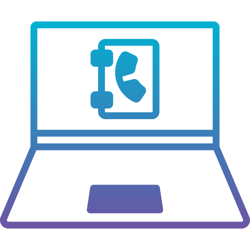 carnet de contacts Icône gratuit