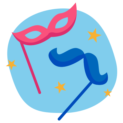 Mask Stickers - Free birthday and party Stickers