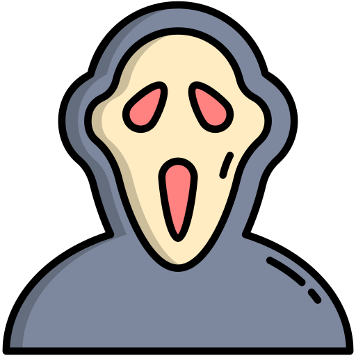 Scream Generic Outline Color icon