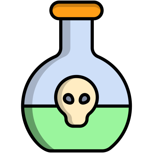 Poison Generic Outline Color icon